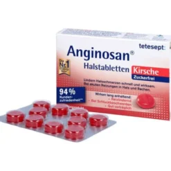 TETESEPT Anginosan Halstabletten zuckerfrei Kirsch 20 St