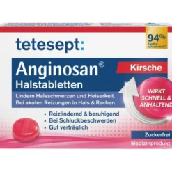 TETESEPT Anginosan Halstabletten zuckerfrei Kirsch 20 St