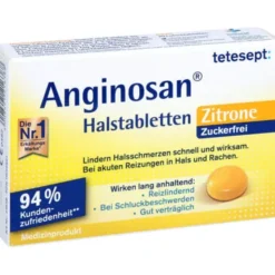 TETESEPT Anginosan Halstabletten zuckerfrei Zitro. 20 St