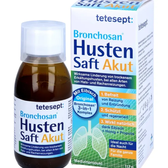 TETESEPT Bronchosan Husten Akut Saft 117 g