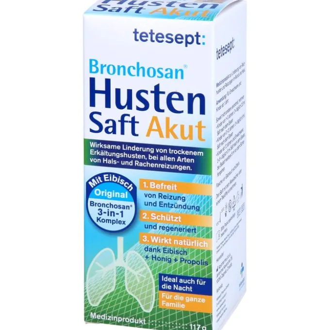 TETESEPT Bronchosan Husten Akut Saft 117 g