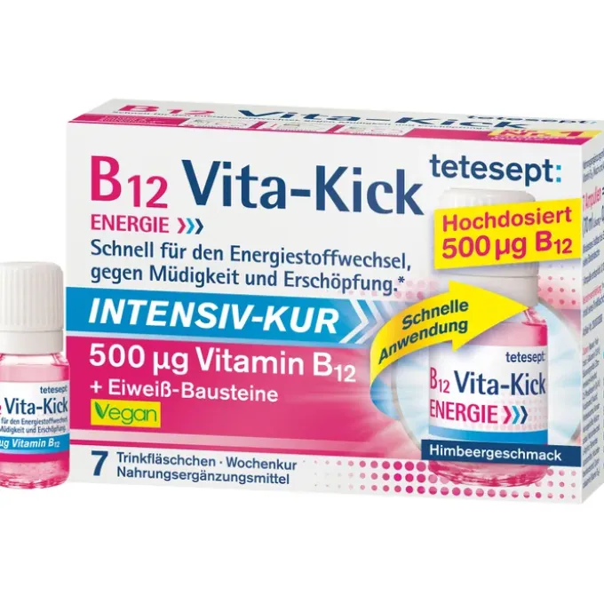 TETESEPT B12 Vita-Kick 500 μg Intensiv-Kur TRA 7 Stück