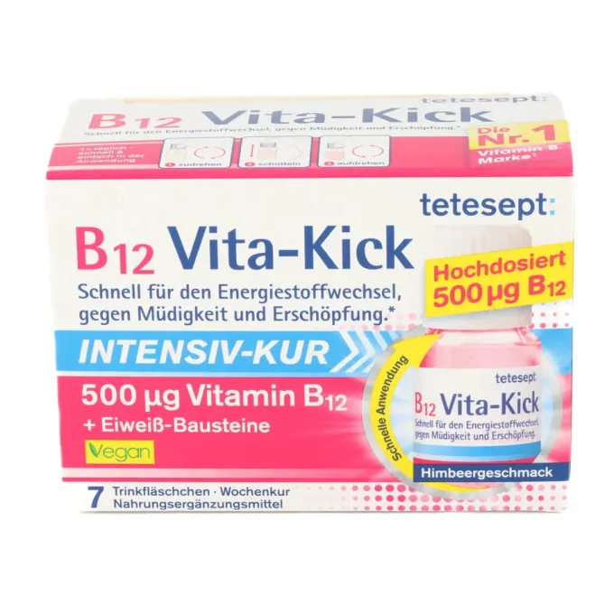 TETESEPT B12 Vita-Kick 500 μg Intensiv-Kur TRA 7 Stück