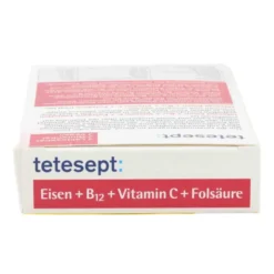 TETESEPT Eisen+B12 Vitamin C+Folsäure Filmtabl. 30 Stück
