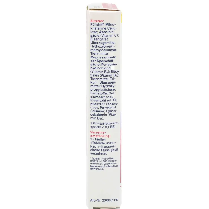 TETESEPT Eisen+B12 Vitamin C+Folsäure Filmtabl. 30 Stück
