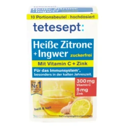 TETESEPT heiße Zitrone mit Ingwer zuckerfr.Pulver 10 Stück