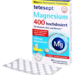 TETESEPT Magnesium 400 hochdosiert Tabletten 30 Stück