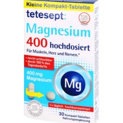 TETESEPT Magnesium 400 hochdosiert Tabletten 30 Stück