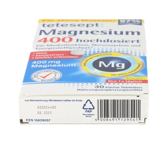 TETESEPT Magnesium 400 hochdosiert Tabletten 30 Stück