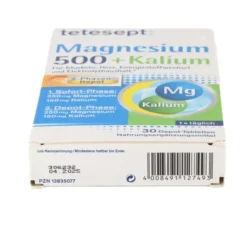 TETESEPT Magnesium 500+Kalium Tabletten 30 Stück