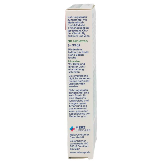 TETESEPT Mariendistel Artischocke Tabletten 30 Stück