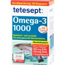TETESEPT Omega-3 1000 Kapseln 80 Stück