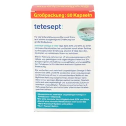 TETESEPT Omega-3 1000 Kapseln 80 Stück