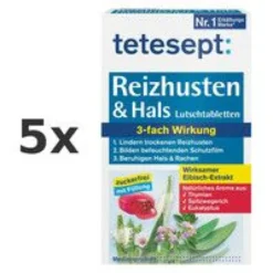 TETESEPT Reizhusten & Hals Lutschtabletten 5x20St