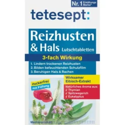 TETESEPT Reizhusten & Hals Lutschtabletten 20 St