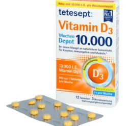 TETESEPT Vitamin D3 10.000 Filmtabletten 12 Stück