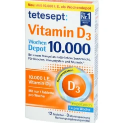 TETESEPT Vitamin D3 10.000 Filmtabletten 12 Stück