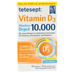 TETESEPT Vitamin D3 10.000 Filmtabletten 12 Stück