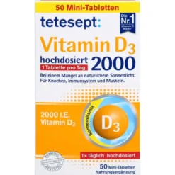 TETESEPT Vitamin D3 2.000 Filmtabletten 50 Stück