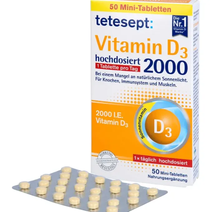 TETESEPT Vitamin D3 2.000 Filmtabletten 50 Stück