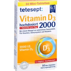 TETESEPT Vitamin D3 2.000 Filmtabletten 50 Stück