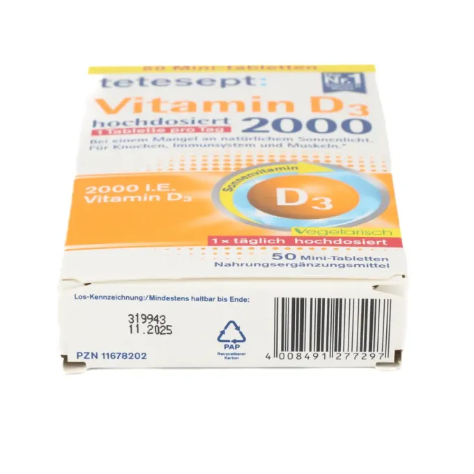 TETESEPT Vitamin D3 2.000 Filmtabletten Set 2x50St