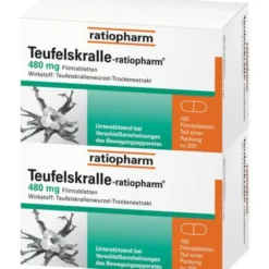 TEUFELSKRALLE-RATIOPHARM Filmtabletten 200 St