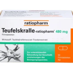 TEUFELSKRALLE-RATIOPHARM Filmtabletten 50 St