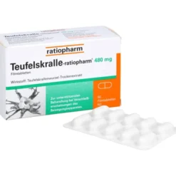 TEUFELSKRALLE-RATIOPHARM Filmtabletten 50 St