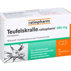 TEUFELSKRALLE-RATIOPHARM Filmtabletten 50 St