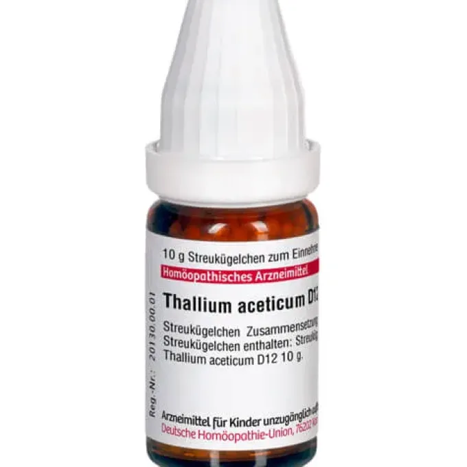 THALLIUM ACETICUM D 12 Globuli 10 g