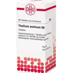 THALLIUM ACETICUM D 6 Tabletten 80 St