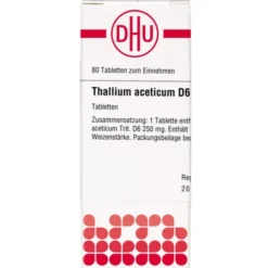 THALLIUM ACETICUM D 6 Tabletten 80 St