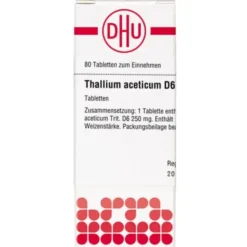 THALLIUM ACETICUM D 6 Tabletten 80 St