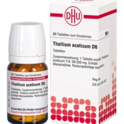 THALLIUM ACETICUM D 6 Tabletten 80 St