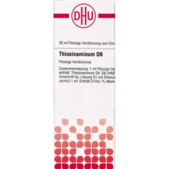 THIOSINAMINUM D 6 Dilution 20 ml
