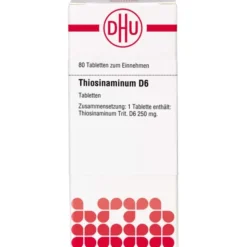 THIOSINAMINUM D 6 Tabletten 80 St