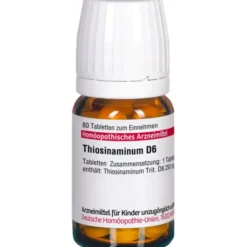 THIOSINAMINUM D 6 Tabletten 80 St