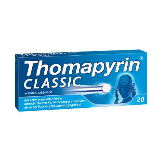 THOMAPYRIN CLASSIC Schmerztabletten 20 St