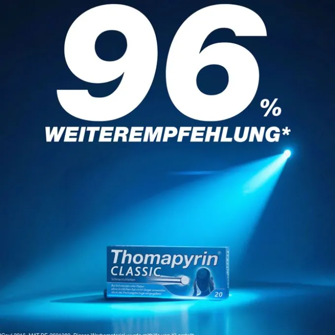 THOMAPYRIN CLASSIC Schmerztabletten 20 St