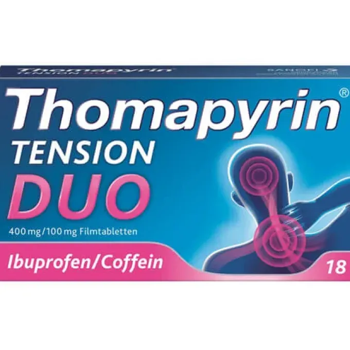 THOMAPYRIN TENSION DUO Kopfschmerztabletten 18 St