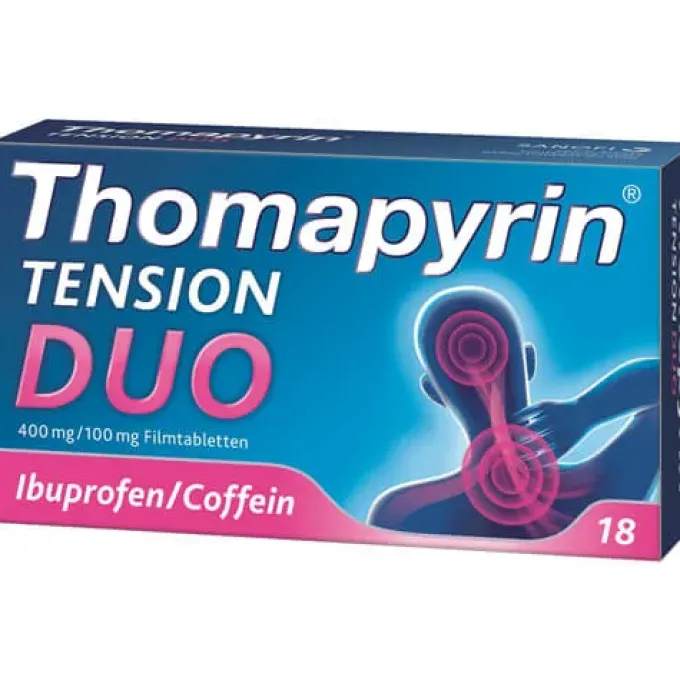 THOMAPYRIN TENSION DUO Kopfschmerztabletten 18 St