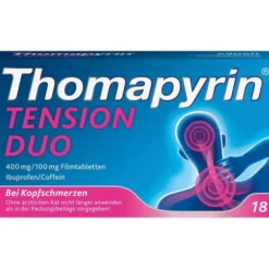 THOMAPYRIN TENSION DUO Kopfschmerztabletten 18 St