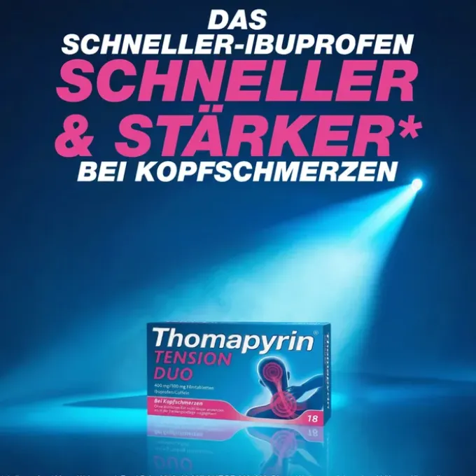 THOMAPYRIN TENSION DUO Kopfschmerztabletten 18 St