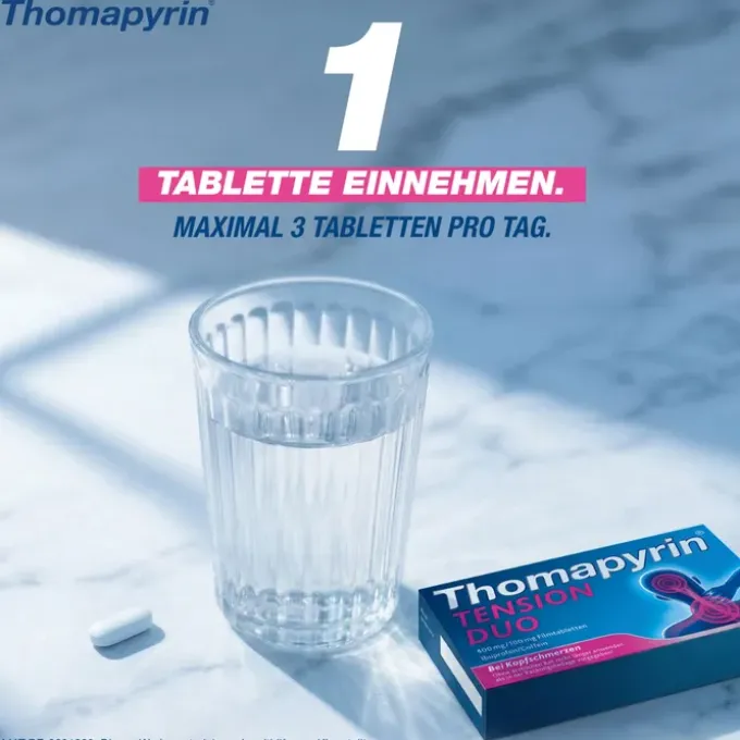 THOMAPYRIN TENSION DUO 400 mg/100 mg Filmtabletten 36 St