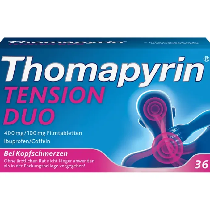 THOMAPYRIN TENSION DUO 400 mg/100 mg Filmtabletten 36 St