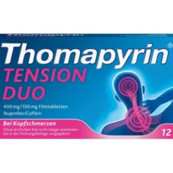 THOMAPYRIN TENSION DUO 400 mg/100 mg Filmtabletten 12 St
