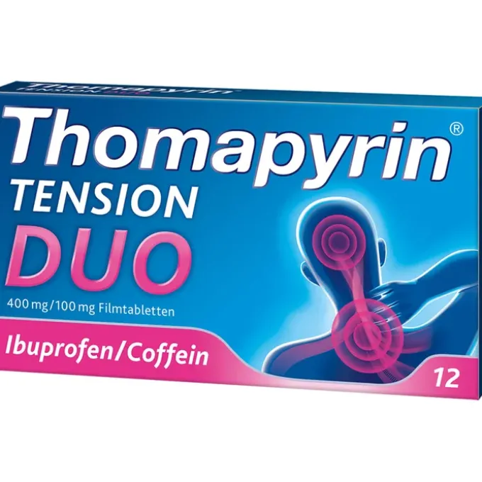 THOMAPYRIN TENSION DUO 400 mg/100 mg Filmtabletten 12 St