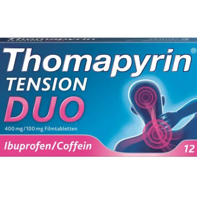 THOMAPYRIN TENSION DUO 400 mg/100 mg Filmtabletten 12 St