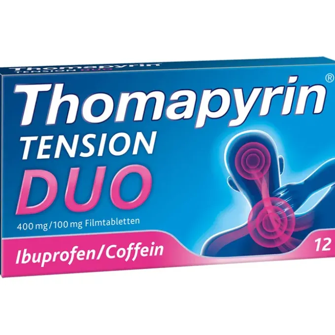 THOMAPYRIN TENSION DUO 400 mg/100 mg Filmtabletten 12 St